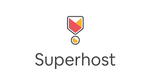 Badge Superhost Airbnb ottenuto da Costanzo Acquisizioni